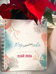 KOUČOVACÍ DENÍK - MOJE JEDINEČNÁ CESTA 2026 s krásnou propiskou 🖍. Věnujte sobě nebo svým blízkým smysluplný dárek 🎁.